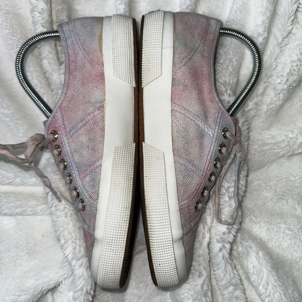 LoveShackFancy x Superga Pink Tie Dye Sneakers Shoe‎ 8/39 Low Top Floral Cottage